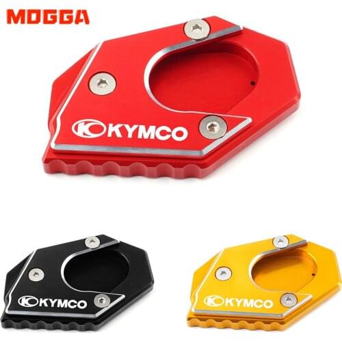 Side Stand Enlarge For KYMCO Xciting 250 300 400 CT250 CT300 S350 Motorcycle CNC Kickstand Extension Pad Support Accessories