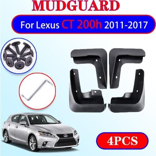 Mudflap for Lexus CT 200H CT200H FSport F Sport 2011~2017 Fender Mud Guard Flap Splash Flaps Mudguard Accessories 2012 2015 2016