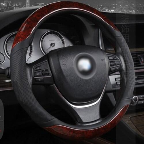 Four Seasons General peach wood car steering wheel cover business handle cover new anti slip massage steering wheel covers