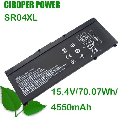 CP Genuine Battery SR04XL 15.4V/70.07Wh For 15-CE 15-CB 15-CE015DX 15-CB014ur TPN-Q193 TPN-Q194 TPN-C133 HSTNN-DB7W 917724-855