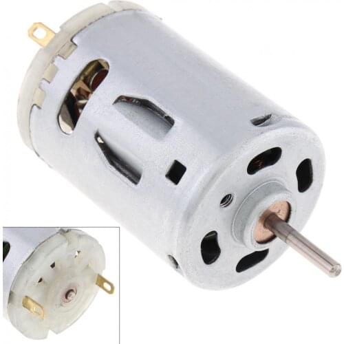 RS385 DC Motor 9800RPM Vacuum Cleaner Motor Household Sweeper Motors Hair Dryer Fit for Electric Tools and Household Appliances