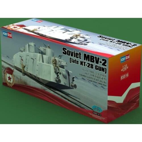 Hobbyboss 1/35 85516 Soviet MBV-2 (Late KT-28 Gun) model kit