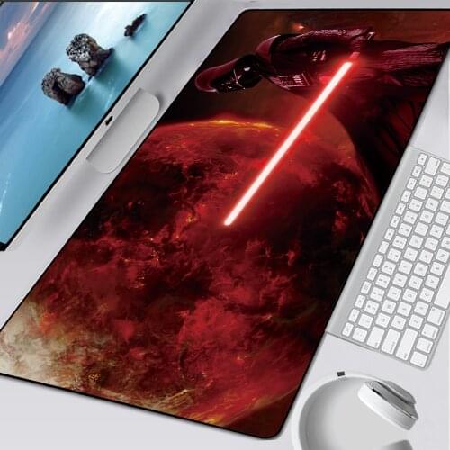 Speed Large Mouse Pad Gaming Mousepad Anti-slip Natural Rubber with Locking Edge Gaming Mouse Mat XXL Surface Keyboard Mause Pad