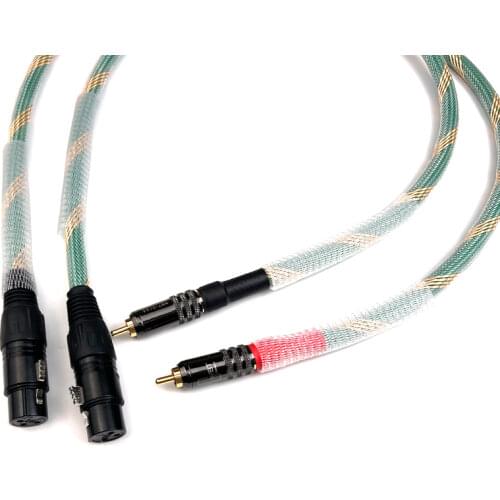 Mcintosh Audiophile 4 Core Silver-plated XLR Balanced Cable Rca To Xlr Female or Male Audio Signal Cable