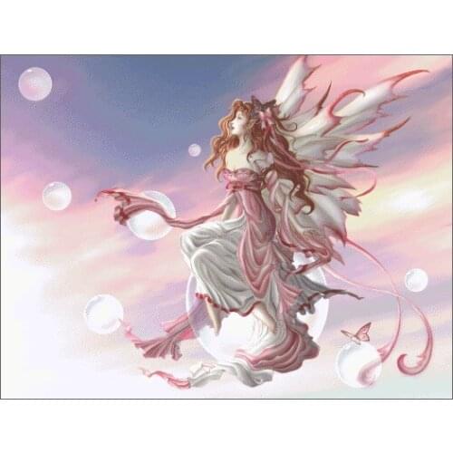 Daybreak Cross Stitch Kits Fairy Art Crafts Top Quality Embroidery Needlework DIY 14CT Unprinted Decor Handmade