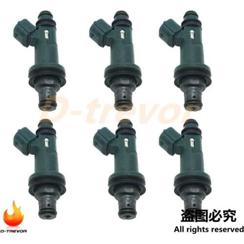 6Pcs Fuel Injector 23250-0A010 23250-20020 for Toyota Avalon Camry Sienna Lexus ES300 RX300 3.0L