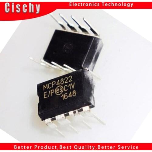 1pcs/lot MCP4822-E/P MCP4822 DIP-8 new original In Stock