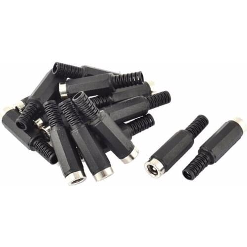 10pcs 5.5*2.1 DC Power Female Plug Adapter DC Jack Plug Jack Connector CCTV Cameras Socket Adapter
