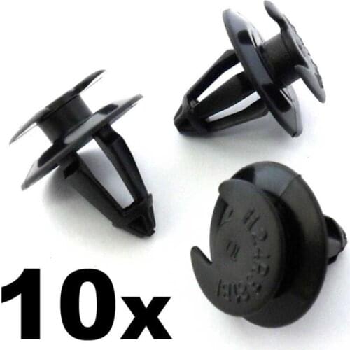 10x For VW Plastic Interior Trim Clips for Door Card Mouldings Panels & Boot Linings, oe#823867299