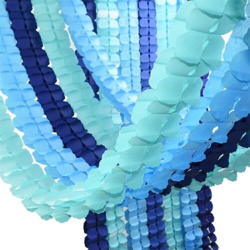 3.6m Four Leaf Clover Paper Garlands Pink Princess Theme Paper Bunting Birthday Party Suppliers Wedding Backdrop Hanging Decor