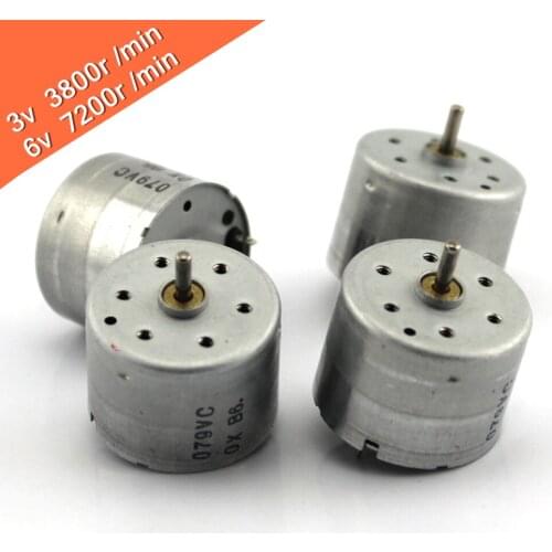 5PCS 310 mute dc motor,DIY Solar toy motor,Hand generator toys accessories