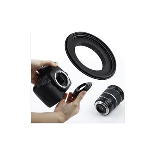 Aluminum Camera Macro Lens Reverse Adapter Ring fo D3200 D7000 D90 AI to 49mm 52mm 55mm 58mm 62mm 67mm 72mm 77mm Thread Mount