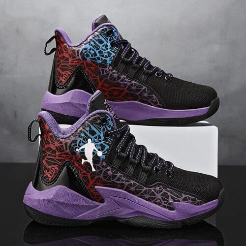 Boys Basketball Shoes Unisex Girls Children Sport Shoes High Quality Top Soft Non-Slip Kids Sneakers Outdoor Boy Trainer Basket