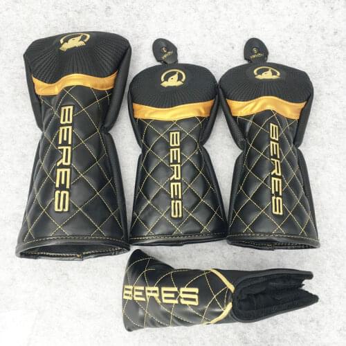 Honma Golf Club 1#3 #5 Wood Headcovers putter Fairway Woods cover PU Leather Head Covers Set Protector Golf Accessories