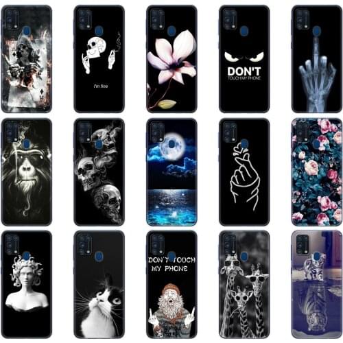For Samsung M31 Case 6.4" Silicon Soft TPU Back Phone Case Cover For Samsung Galaxy M31 M 31 SM-M315FZBVSER m315 Protective Bags