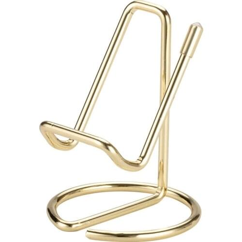 Business Card Holder for Desk, Metal Business Card Display Holder Stand, Office Desktop Name Card Holder