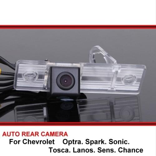 For Chevrolet Lanos Sens Chance Optra Spark Sonic Tosca SONY Night Vision Car Reverse Backup Parking Rear View Camera HD CCD