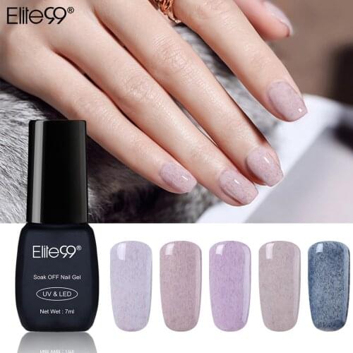 Elite99 7ml Faux Fur Gel Varnish Soak Off UV LED Gel Nail Poliosh Semi Permanent Nail UV Polish Lacquer Nail Art Manicure Enamel