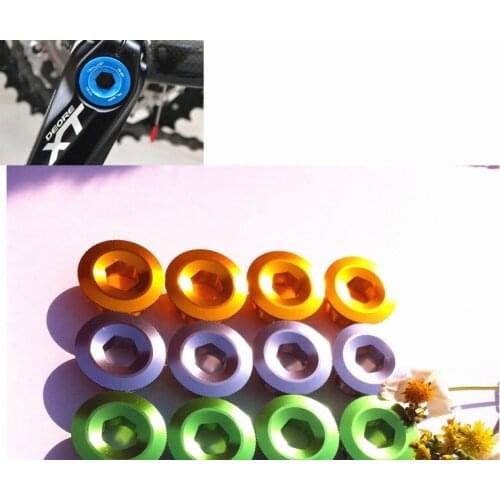 Hot MTB crankset hollow screw personality color decorative accessories mountain bike road car accessories 1PC Free shipping