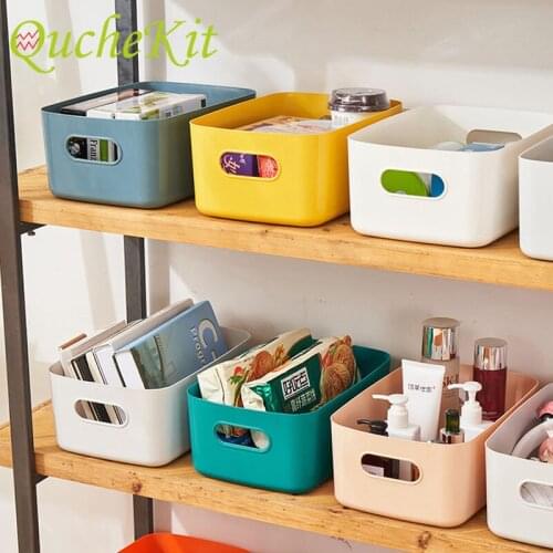 Desktop Storage Box Household Sorting Box Plastic Cosmetic Storage Box for Clothes Sundries Storage Organizer Office Stationery