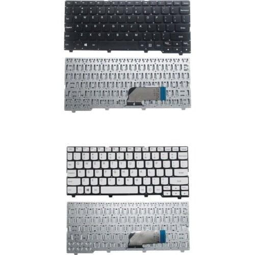 New US Laptop Keyboard For LENOVO Ideapad 100S-11IBY BLACK Without FRAME Repair Notebook Replacement keyboards