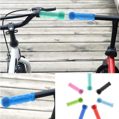 Scooter Rubber Grip Handle Handlebar Rubber Grips For Child Kids Bike Bicycle Tricycle Skateboard Scooter Handlebar Rubber Grip
