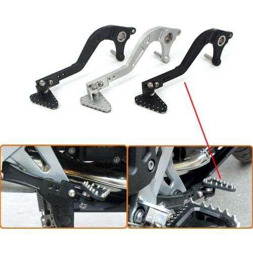 Aluminum Foot Rear Brake Lever Foldable Pedal For BMW R1200GS /Adventure 2008-2013 Gray / Silver /Black