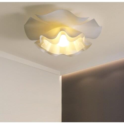 Italian Design Acrylic Flower Led Ceiling Lamp Creative Parlor Bedroom Kitchen Corridor Balcony Decorative Light Fixtures