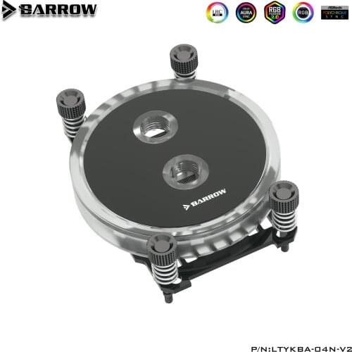 Barrow CPU Water Block For AMD AM4 Platform Jet Type Slim Water CPU Cooling Head Lighting Optional LTYKBA-04N-V2
