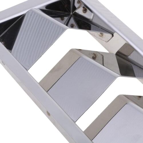 Stainless Steel Boat 3 Slots Louvered Vent Ventilation Grill Cover for Marine Boats Companionway Door and Cabin - Silver