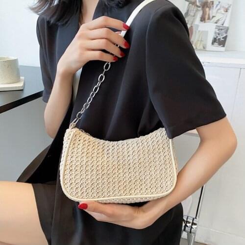 Female Shoulder Bag Multipurpose Large Capacity Solid Color Handbag for Women Khaki/Beige
