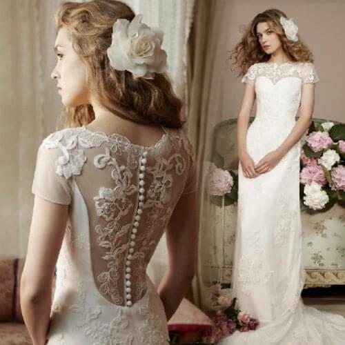 Free shipping 2018 new long plus short-sleeve elegant lace appliques beautiful party bridal gown mother of the bride dresses