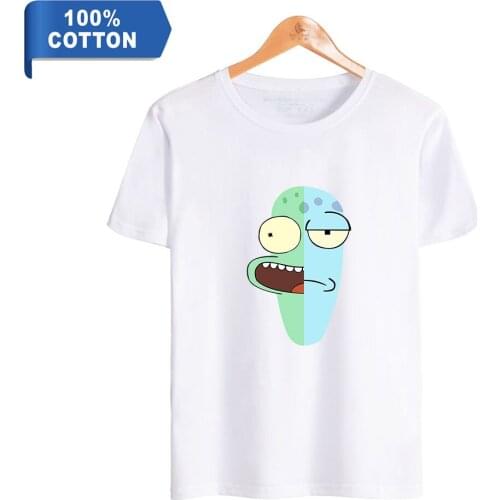 100% Cotton Summer Short-Sleeved White T-shirt Casual high quality Boys Girls Korvo T-shirt Terry Tops Pversized