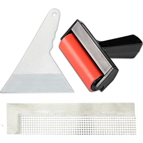 3 Pcs Diamond Painting Tools and Accessories Kit Ruler Roller Fix Tools Cross Stitch Painting Set Tool for Round Drill DIY Art