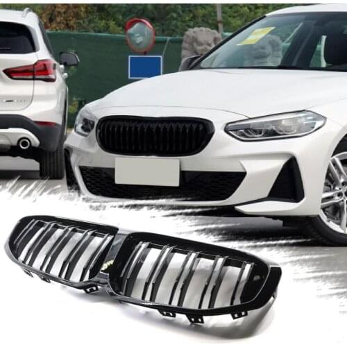 ABS Convenient Dual Slat Front Bumper Grill 51138080490 Durable Kidney Grille Simple Installation
