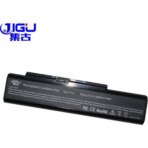 JIGU 6 Cells Laptop Battery For Lenovo IdeaPad Y710 Y730 Y530 Y510 Y530a Y730a 45J7706 FRU 121TSOAOA
