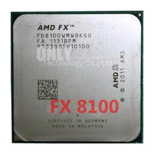 AMD FX 8100 Eight Core 2.8GHz Socket AM3+ 16MB Total Cache TDP 95W Desktop CPU Scattered pieces