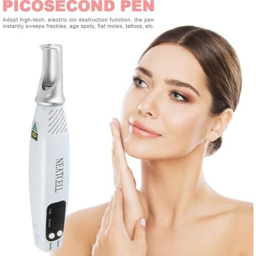 Beauty Instrument Equipment Laser Freckle Removal Machine Skin Mole Dark Spot Tattoo Remaval Pen Salon Handheld Picosecond Pen