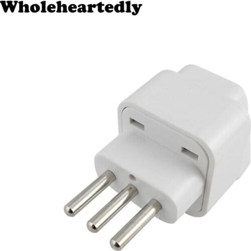 White Converter Travel Adapter UK US EU AU to Italy Travel Power Adapter Plug Wholesale