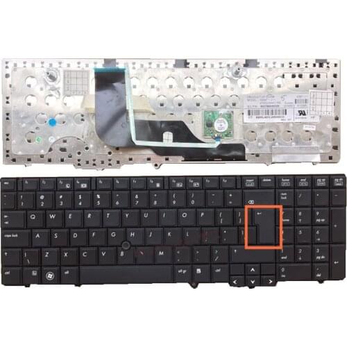 Free Shipping!! 1PC New Laptop Keyboard Standard For HP EliteBook 8540 8540P 8540W