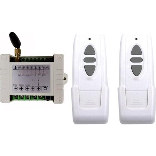 AC 220V 10A Motor Wireless Remote Control Switch Remote Forwards Reverse Switch Wireless TX RX 315/433Mhz Smart