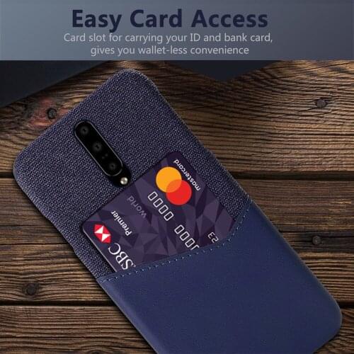 Card Slots Cover Funda On The For OnePlus 7 Pro 5G Coque Business Leather Phone Case For One Plus 7pro 1+7Pro 6.67" 2019 Capa