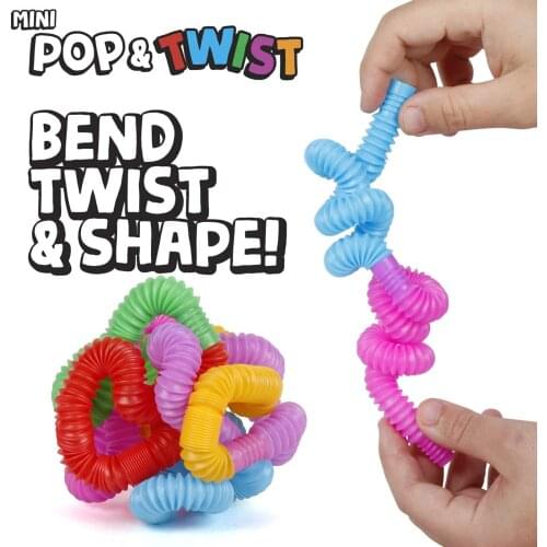 Fidget Pop Tubes Sensory Toys, Fine Motor Skills Toddler Toys, Fidget Toys For Sensory Kids And Learning Toys