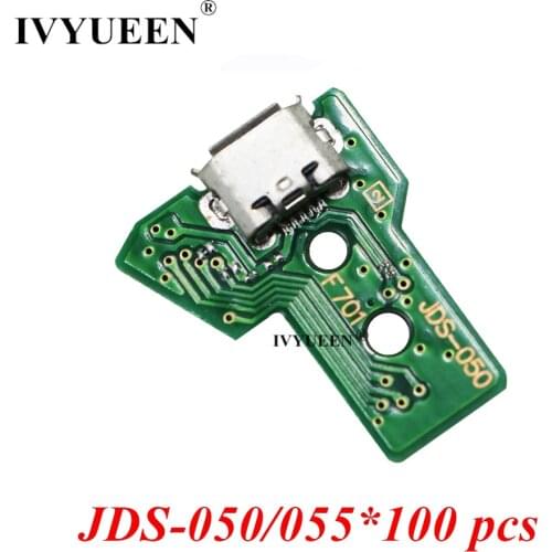 100 Pcs for Sony Dualshock 4 PS4 DS4 Pro Slim Controller JDS JDM 055 050 040 030 011 USB Charging Port Socket Board Repair Parts