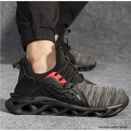 Dropshipping Indestructible Ryder Shoes Men Three ColorsSteel Toe Air Safety Boots Puncture-Proof Work Sneakers Breathable Shoes