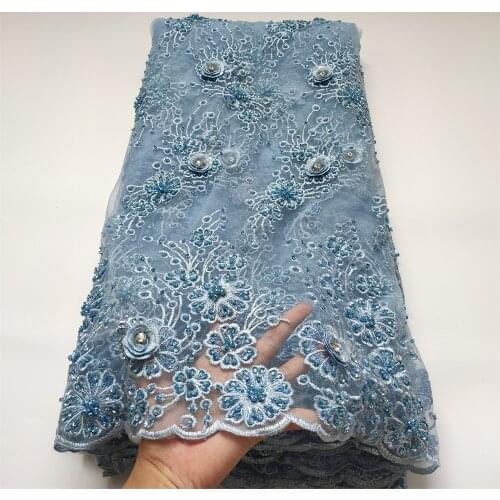 New fashion for party Dress latest hand made of lace for wedding dress African Fabric Lace 2021 latest Design fabrics H0176