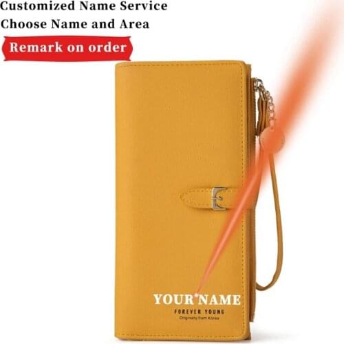 Fashion Women Large Capacity Wrist Bag Long Female Clutch Zipper Hasp Phone Pocket Card Holder Ladies Christmas Present