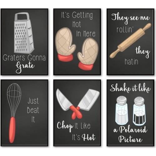 NEWBLUMOUM Wall Paintings For The Kitchen