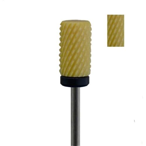 Orange Ceramic Nail Drill Bit - Small Barrel Bit XC