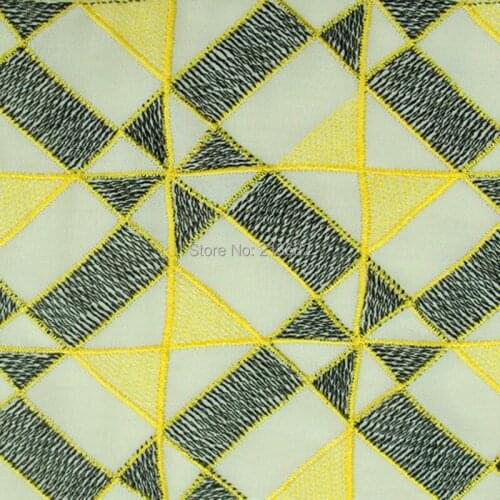 POp38-95 textile high-end embroidery the fabric of professional clothing textile cloth wholesale lace the fabric sewing machine